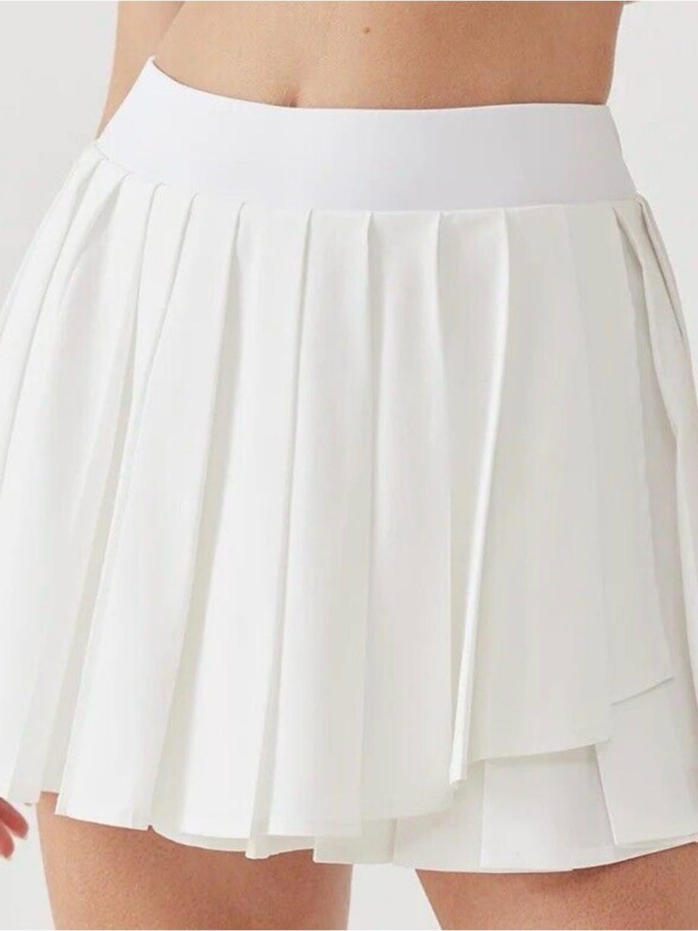 Sz M Outdoor Voices Doubles 4” Pleated Tennis Skort/Skirt